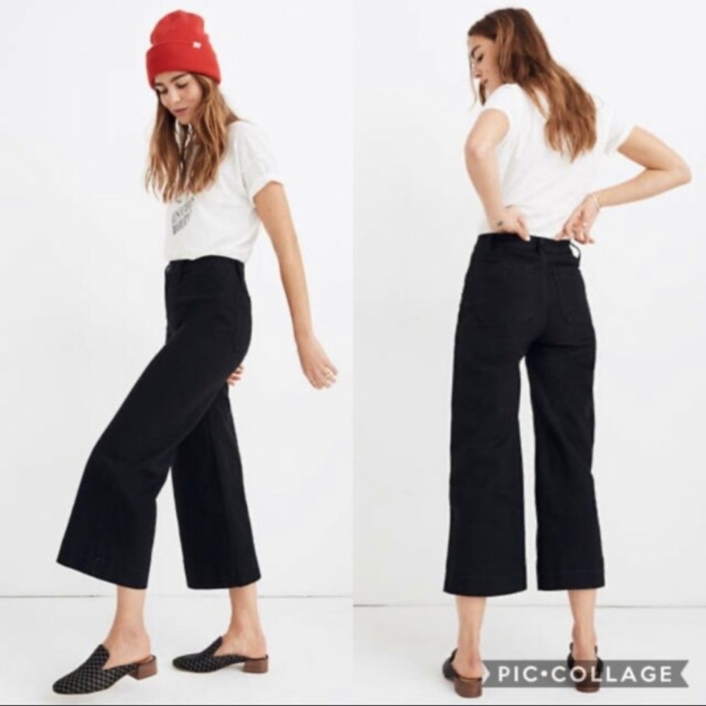 Madewell Emmett Wide Log Crop - FREE SHIPPING 📦